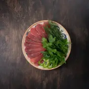Бастурма с зеленью